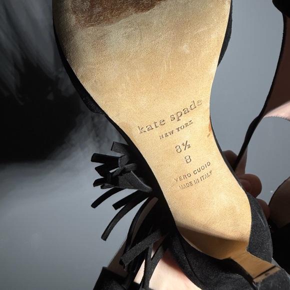 Kate Spade Suede Inga T Strap Sandal Size 8.5 - Picture 7 of 7